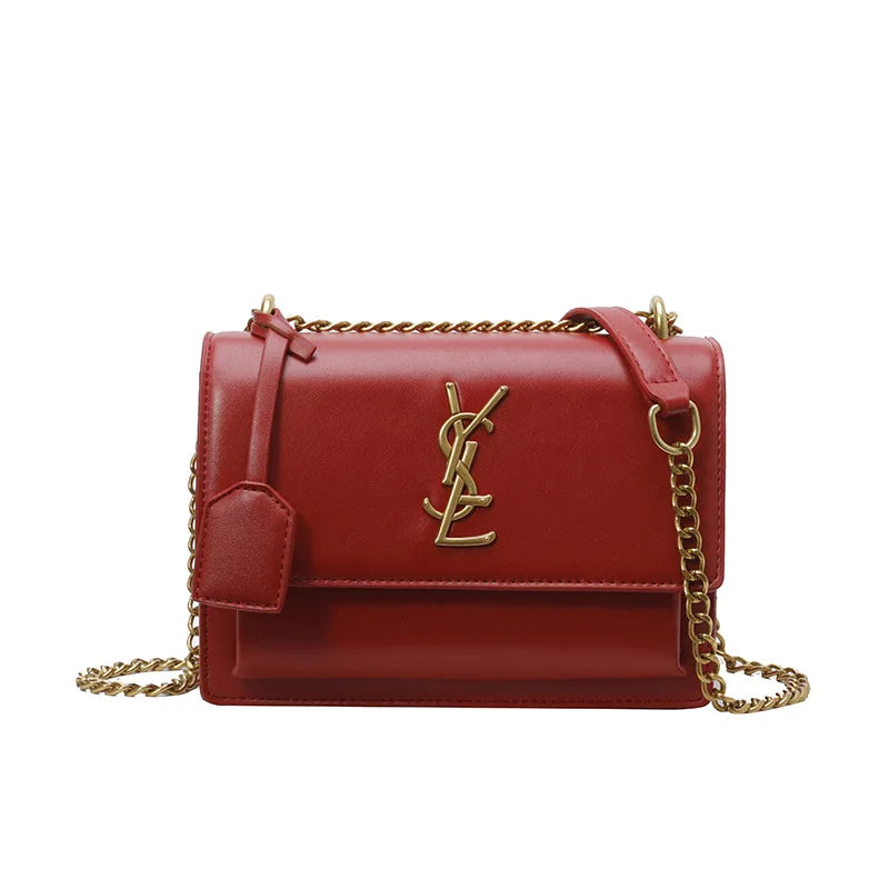 2026 new women's shoulder bag, large capacity, simple temperament, solid color handbag, high-end women's crossbody bag