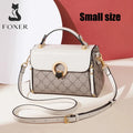 FOXER Women's Shoulder Bag Vintage Signature Tote Bag 2025 Luxury Fashion Female Handbag Crossbody Purse