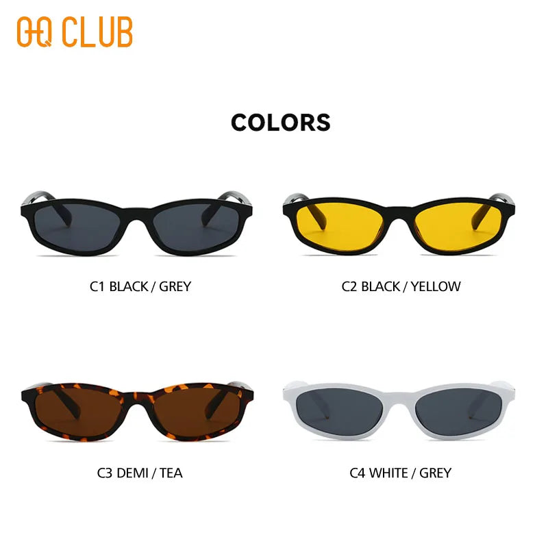 O-Q CLUB Women's Sunglasses Eyepieces Square Brand Designer Men Sun Glasses Man Style Eyewear Lunette Sunglass Woman Lenses Male
