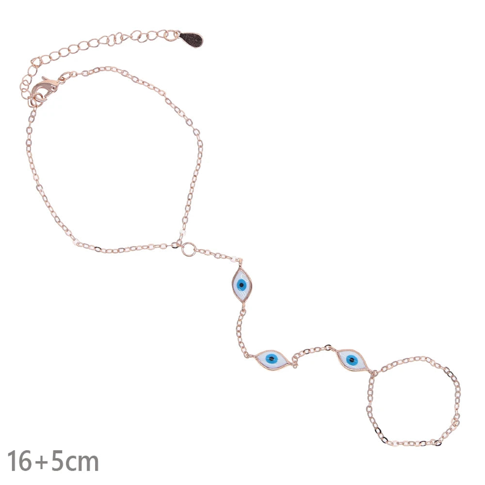 2025 New Micro Pave Clear CZ Tassel Hand Chain Bracelet Gold Color With Round CZ Station Double Chain Fashion Women Jewelry