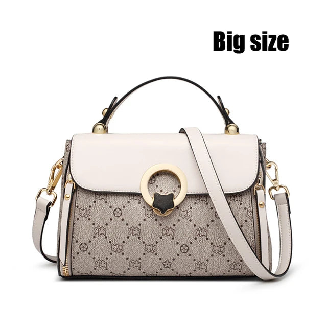 FOXER Women's Shoulder Bag Vintage Signature Tote Bag 2025 Luxury Fashion Female Handbag Crossbody Purse